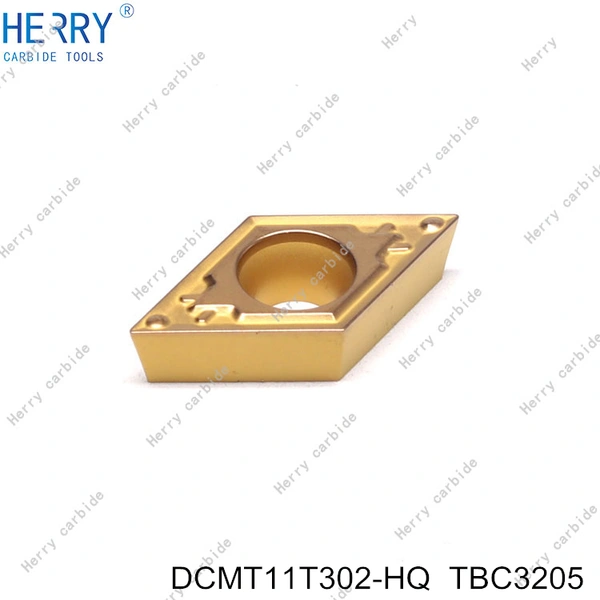 yarı finisaj için yüksek kaliteli dcmt11t302-hq karbür uçlar