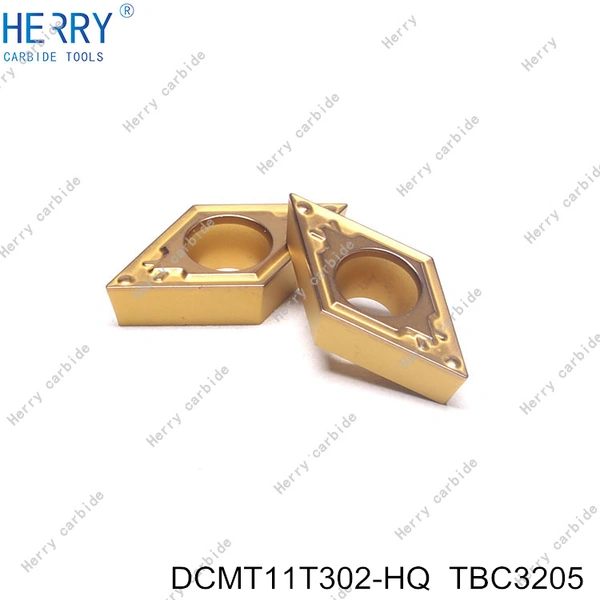 yarı finisaj için yüksek kaliteli dcmt11t302-hq karbür uçlar