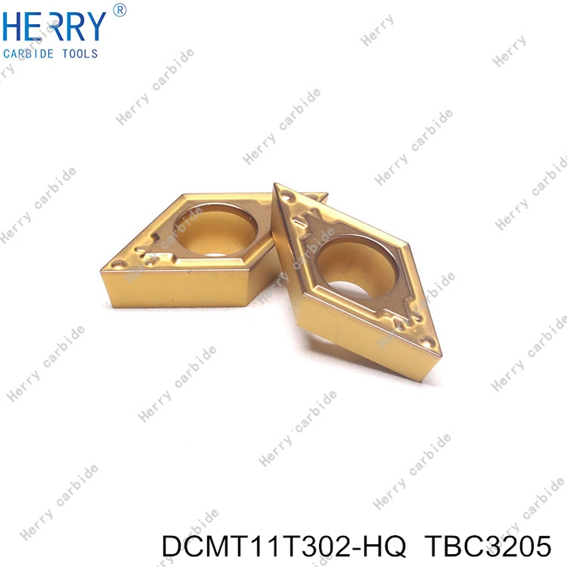 yarı finisaj için yüksek kaliteli dcmt11t302-hq karbür uçlar