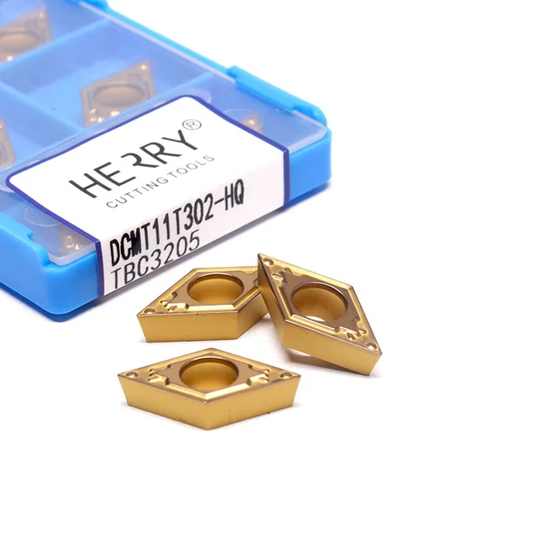 yarı finisaj için yüksek kaliteli dcmt11t302-hq karbür uçlar