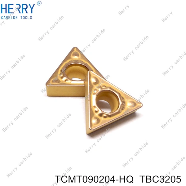 tcmt090204-hq máquina cnc insertos de carburo indexables para acero