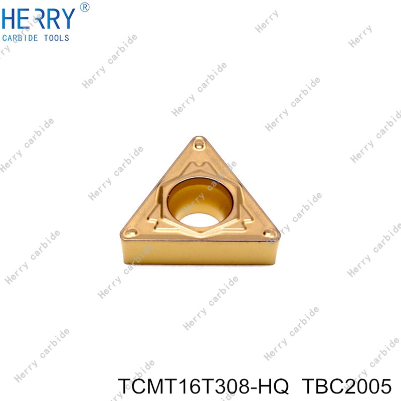 Çin fabrikası tcmt16t308-hq cnc karbür çelik için tornalama uçları