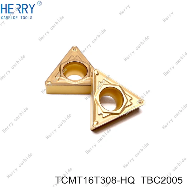 Çin fabrikası tcmt16t308-hq cnc karbür çelik için tornalama uçları