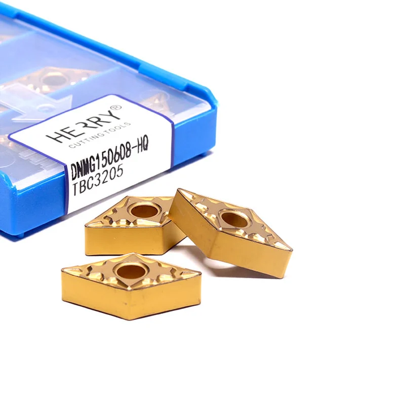 Çelik için 10 adet dnmg150608-hq karbür uç