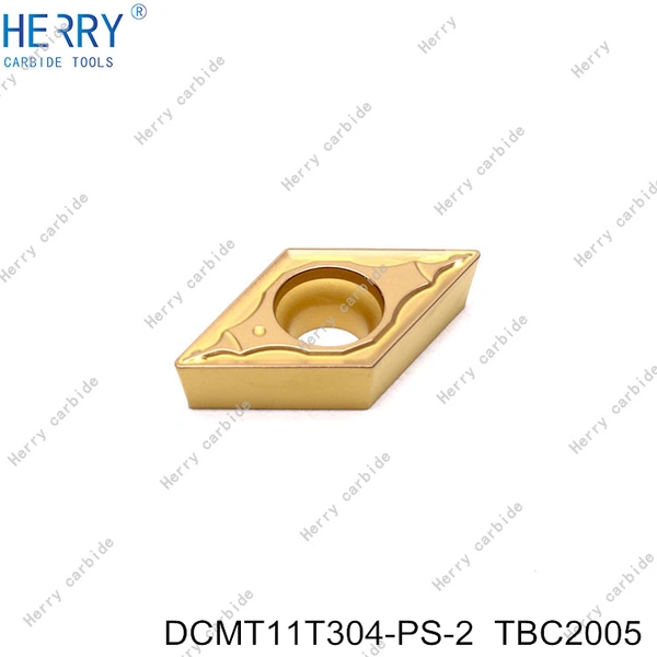 dış tornalama için pvd kaplama dcmt11t304-ps karbür uçlar