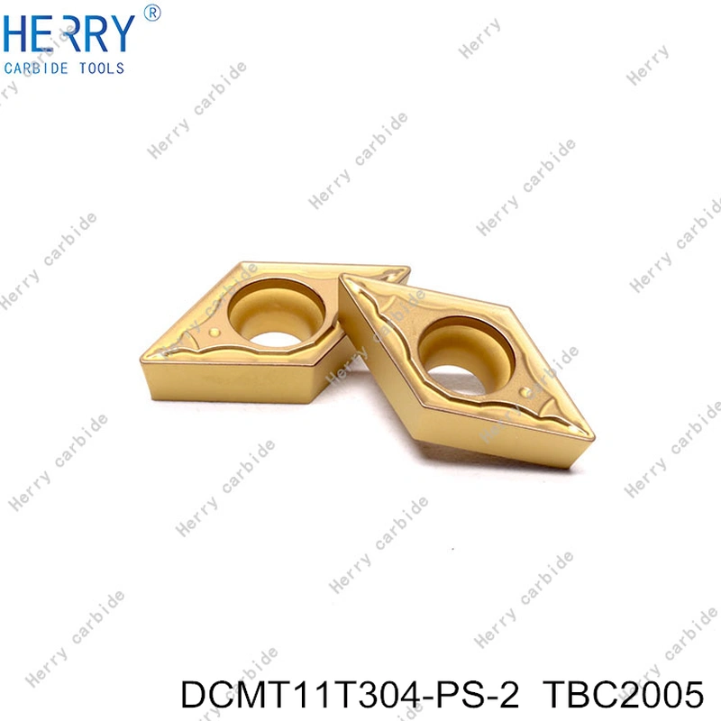 dış tornalama için pvd kaplama dcmt11t304-ps karbür uçlar