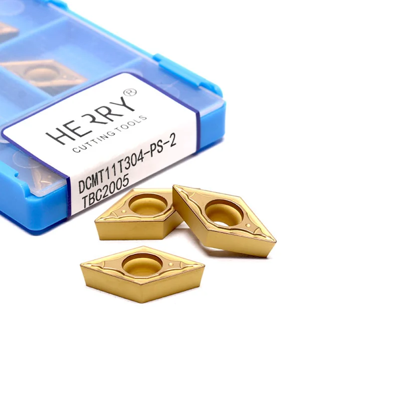 dış tornalama için pvd kaplama dcmt11t304-ps karbür uçlar