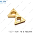 Çelik için 10 adet tcmt110204-ps karbür uç