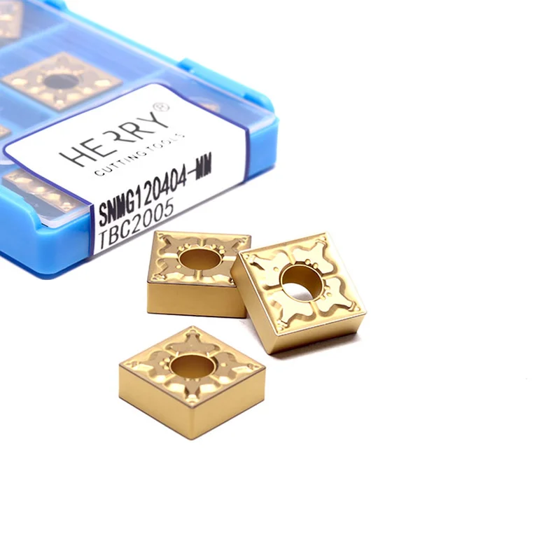 cnc kesme aletleri snmg120404-tm tornalama için kaplanmış cnc karbür uçlar