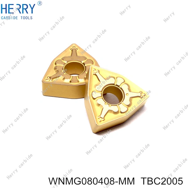wnmg080408-tm insertos de carburo cnc para torneado