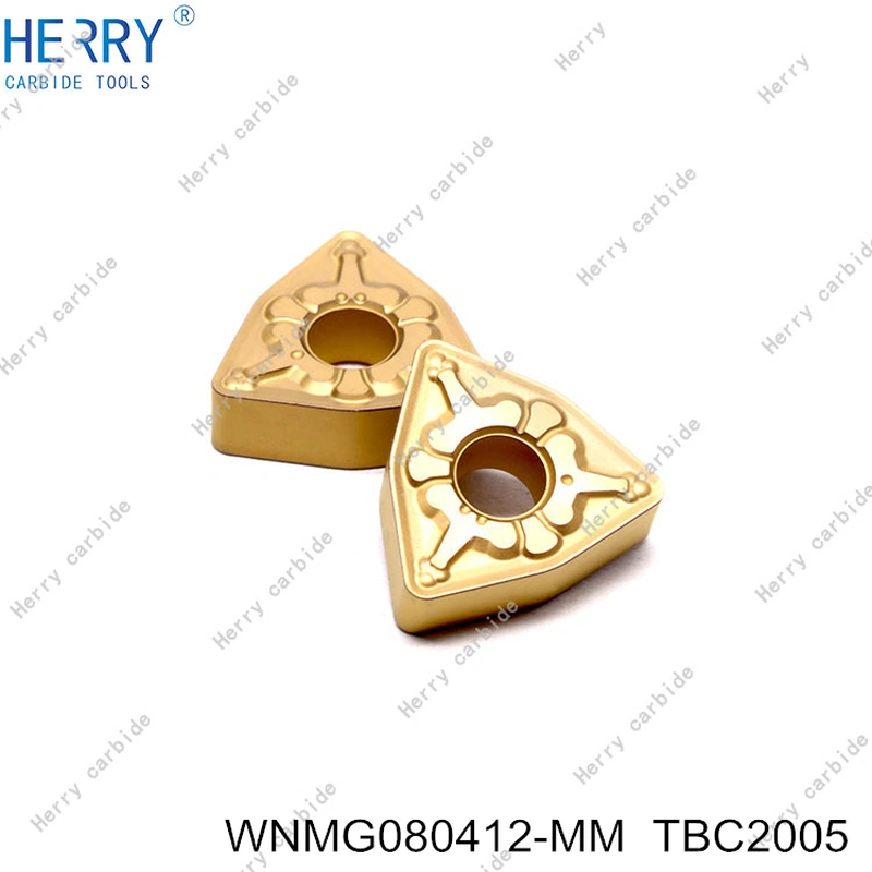 yüksek hassasiyetli wnmg080412-tm cnc torna karbür uçlar