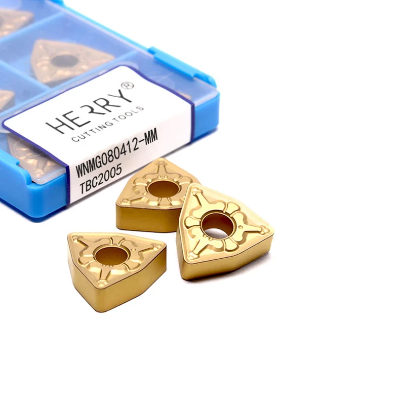yüksek hassasiyetli wnmg080412-tm cnc torna karbür uçlar
