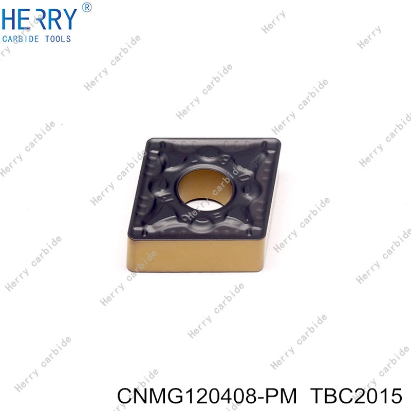 Çin fabrikası cnmg120408-pm karbür çelik için tornalama uçları