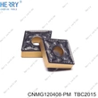 Çin fabrikası cnmg120408-pm karbür çelik için tornalama uçları