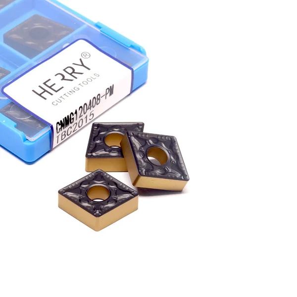 Çin fabrikası cnmg120408-pm karbür çelik için tornalama uçları