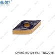 çelik için kaplamalı dnmg150404-pm kesici torna uçları