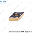 orta finiş işleme için dnmg150604-pm tornalama karbür kesici uç  