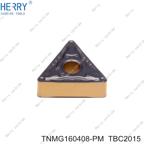 torna tezgahı için tnmg160408-pm tbc2015 cnc karbür tornalama ucu