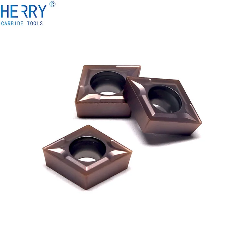 paslanmaz çelik için ccmt060202 karbür tornalama ucu