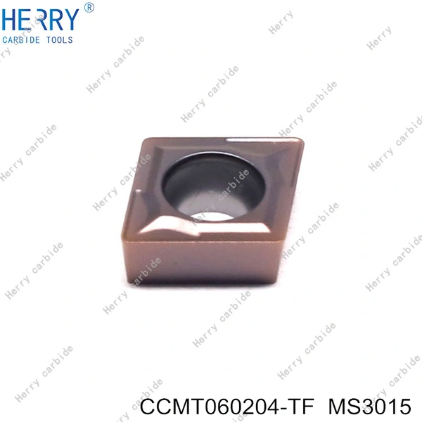 paslanmaz çelik için ccmt060204 pvd kaplı tornalama ucu  