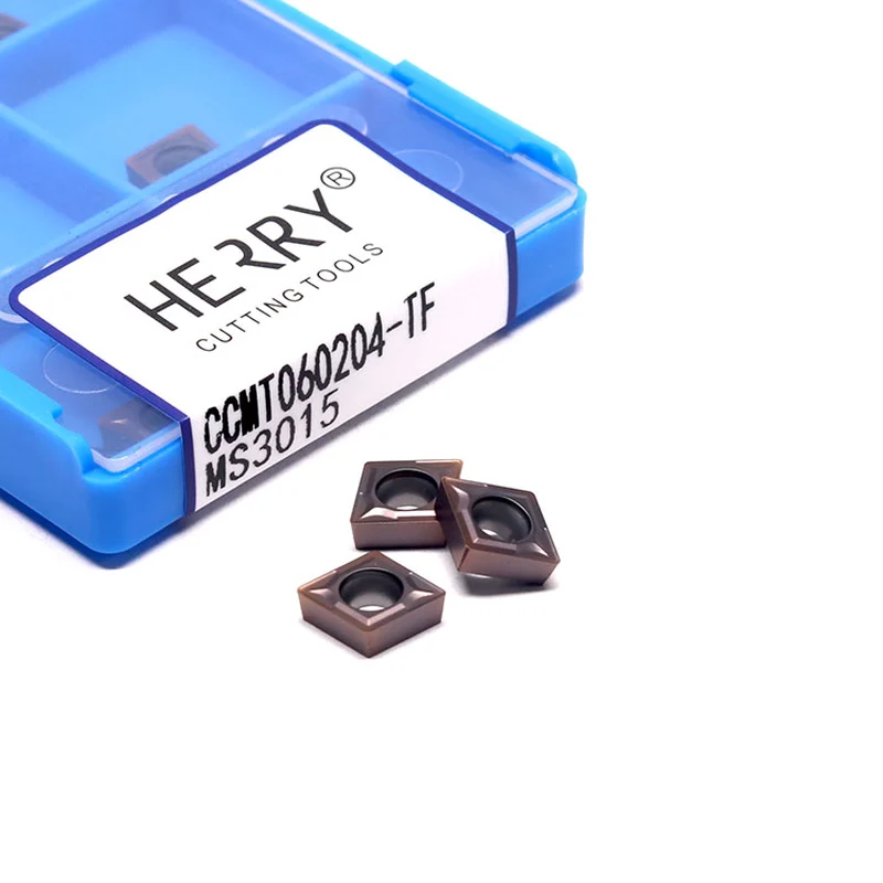 paslanmaz çelik için ccmt060204 pvd kaplı tornalama ucu  