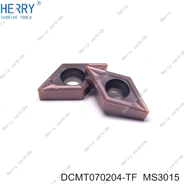 torno para máquina cnc dcmt070204 insertos de torneado de carburo