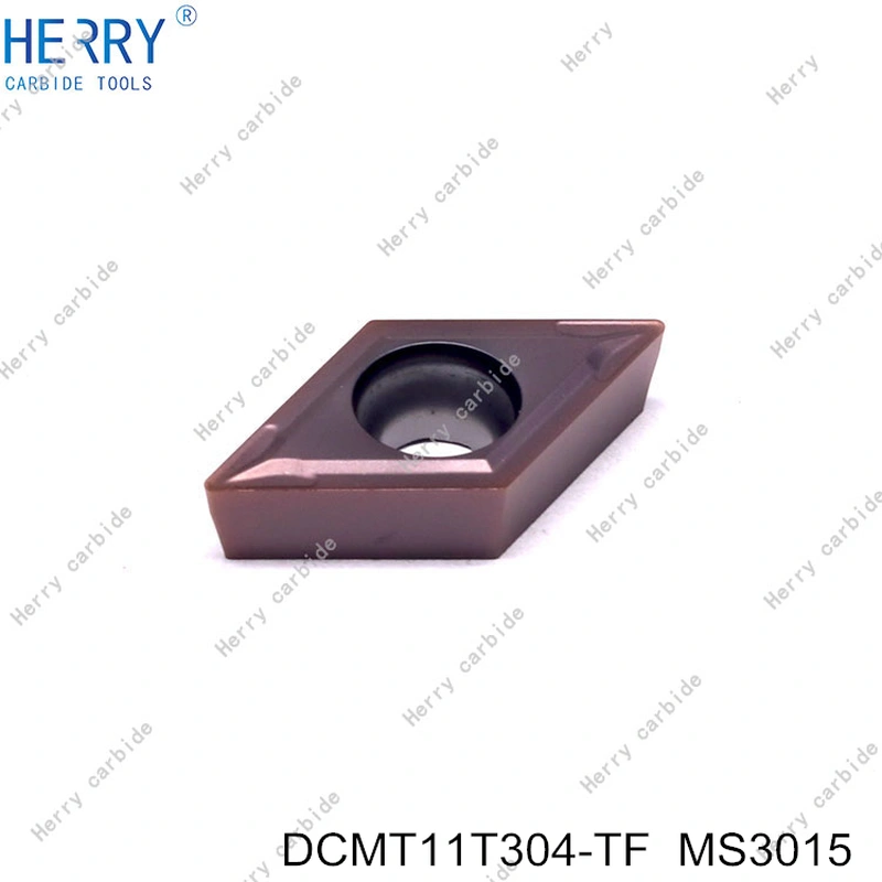 paslanmaz çelik için cnc pvd kaplama dcmt11t304 karbür uçlar