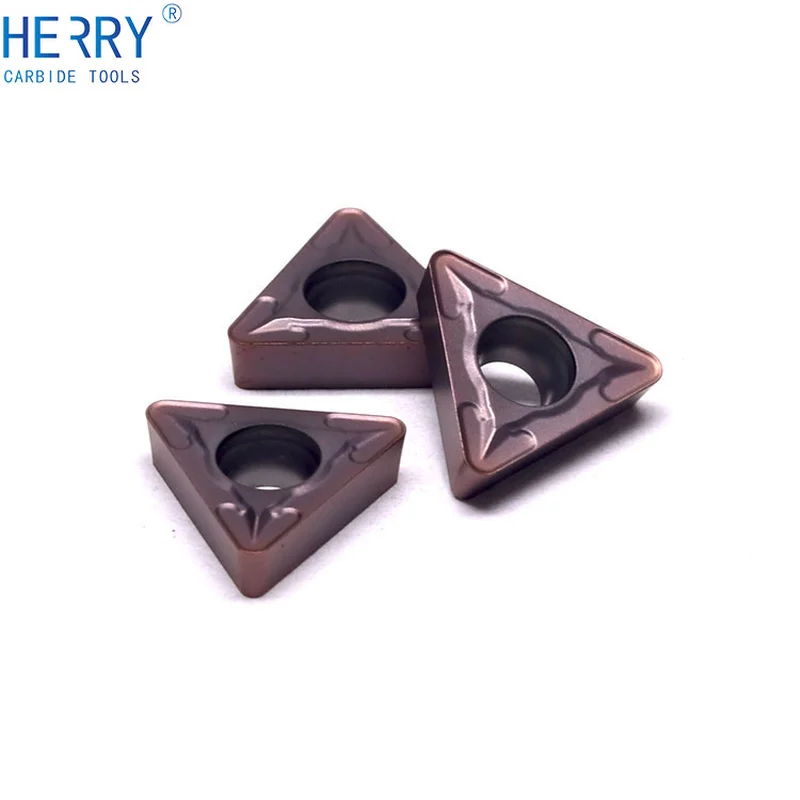 paslanmaz çelikten yarı ince talaş işleme için tcmt110208 tornalama uçları