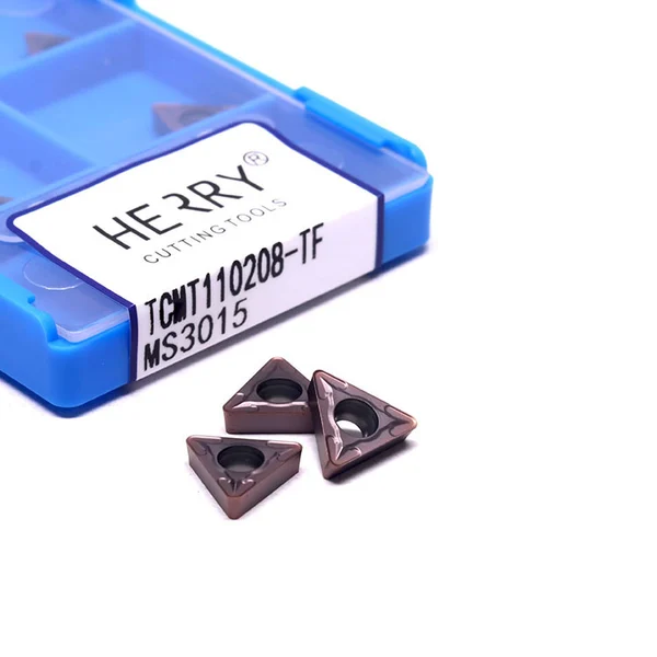 paslanmaz çelikten yarı ince talaş işleme için tcmt110208 tornalama uçları