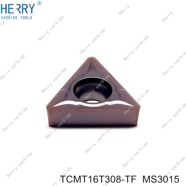 uzun takım ömrü tcmt16t308 yarı ince talaş işleme için pozitif tornalama uçları