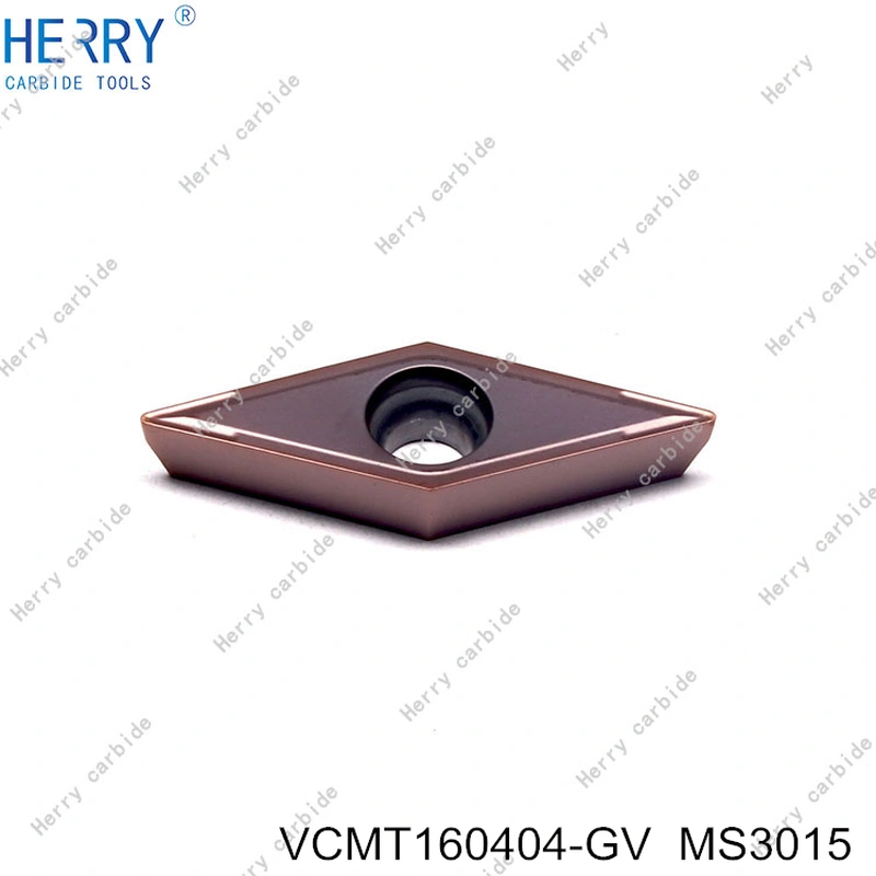 paslanmaz çelik tornalama için pvd kaplama vcmt160404-gm karbür uç