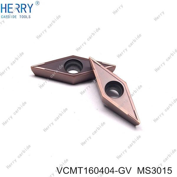 paslanmaz çelik tornalama için pvd kaplama vcmt160404-gm karbür uç