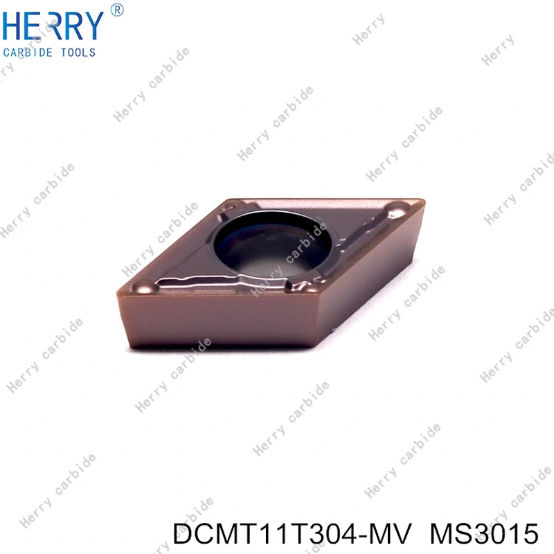 paslanmaz çeliğin yarı ince talaş işlemesi için dcmt11t304-mv karbür uçlar