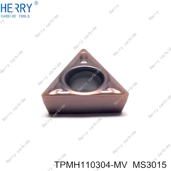 10 adet tpmh110304-mv paslanmaz çelik için tornalama uçları aracı