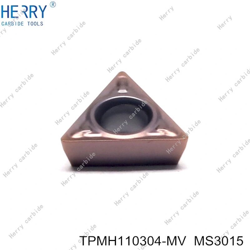 10 adet tpmh110304-mv paslanmaz çelik için tornalama uçları aracı