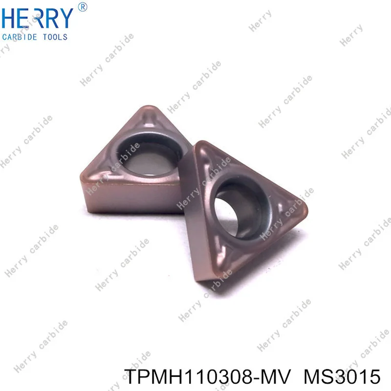 paslanmaz çelik için yüksek kaliteli tpmh110308-mv karbür uçlar