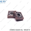 paslanmaz çelik için cnmg cnmg120404-ma cnc karbür tornalama uçları