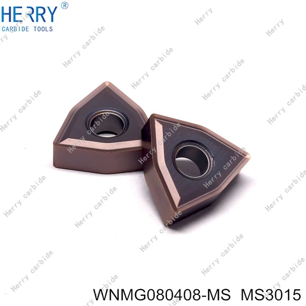 paslanmaz çelik için üretici karbür uçlar wnmg080408-ms