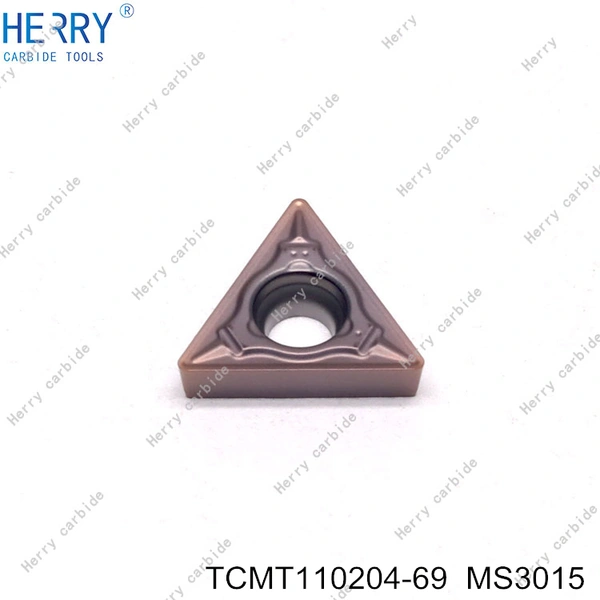 paslanmaz çelik için tungsten karbür uçlar pvd kaplama tcmt110204-69