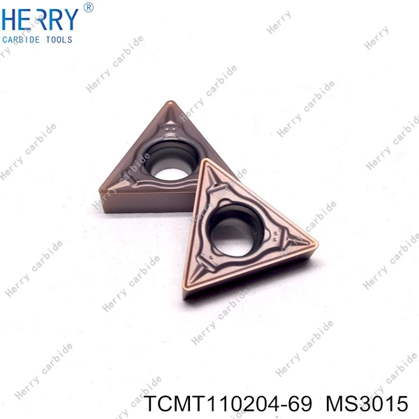 paslanmaz çelik için tungsten karbür uçlar pvd kaplama tcmt110204-69