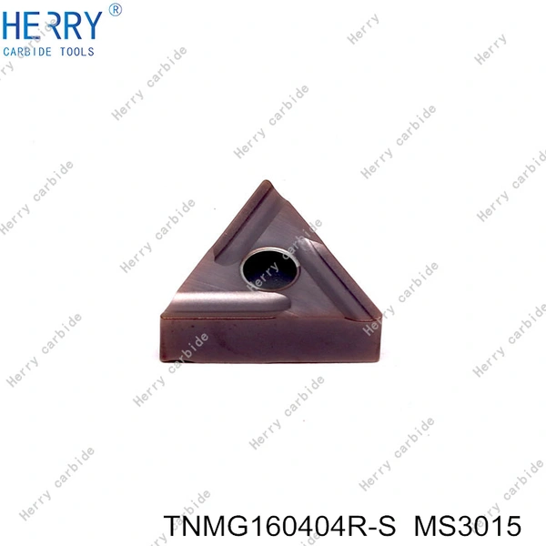 paslanmaz çelikte yarı ince talaş işleme için tnmg160404r-s karbür uçlar