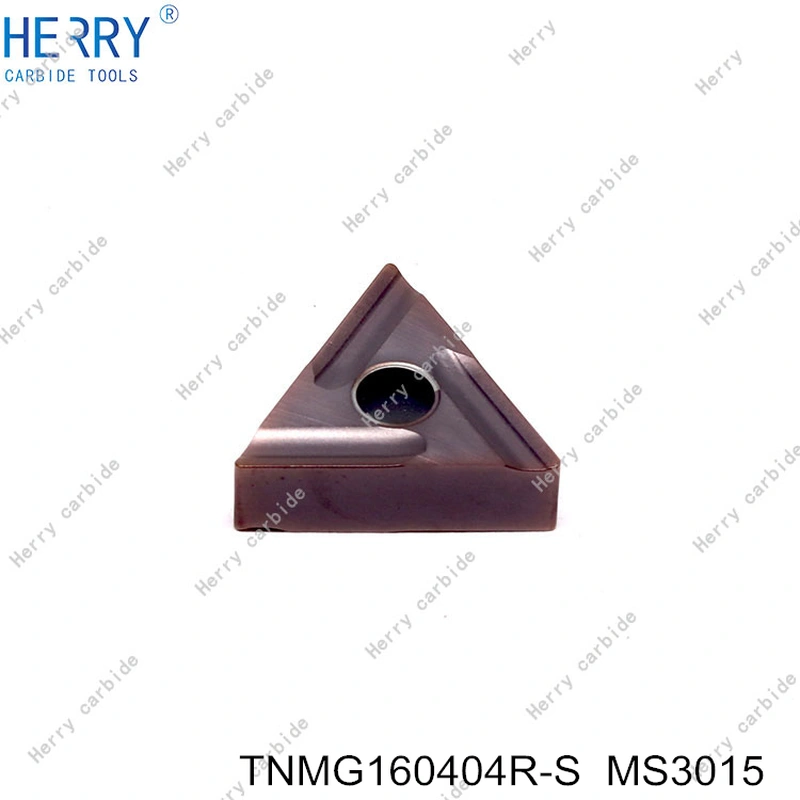 paslanmaz çelikte yarı ince talaş işleme için tnmg160404r-s karbür uçlar