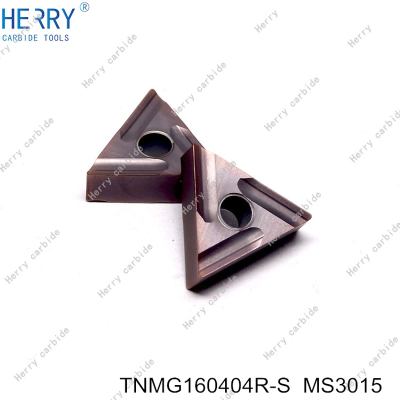 paslanmaz çelikte yarı ince talaş işleme için tnmg160404r-s karbür uçlar