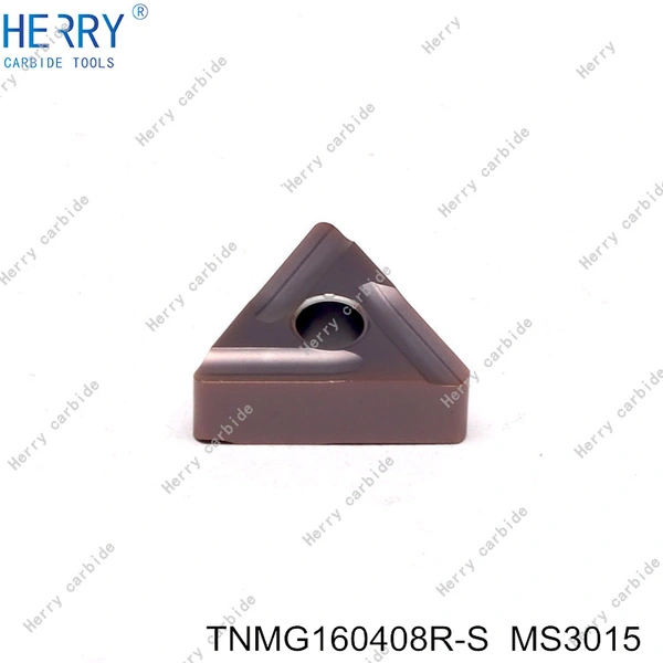 tnmg160408r-s insertos de torneado de carburo para procesar acero inoxidable