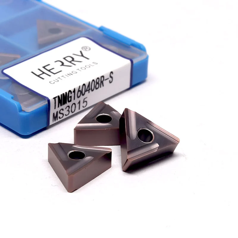 paslanmaz çelik işleme için tnmg160408r-s karbür tornalama uçları