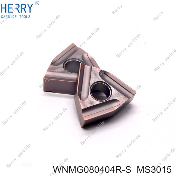 insertos de carburo wnmg080404r-s para acero inoxidable
