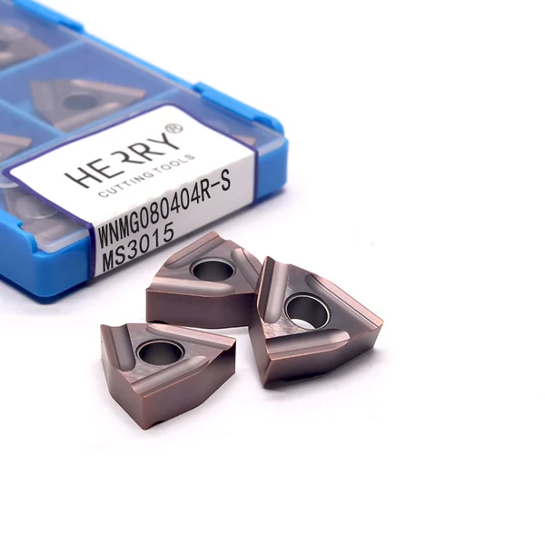 insertos de carburo wnmg080404r-s para acero inoxidable