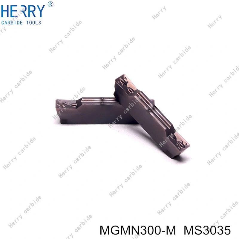 sinterlenmiş karbür uçlar pvd kaplama mgmn300-m kanal açma için kullanım
