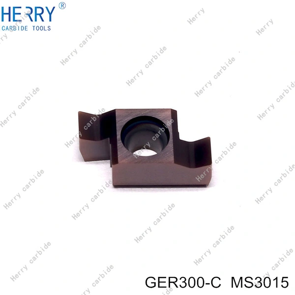 Torno cnc con herramientas de ranurado ger300-c para acero