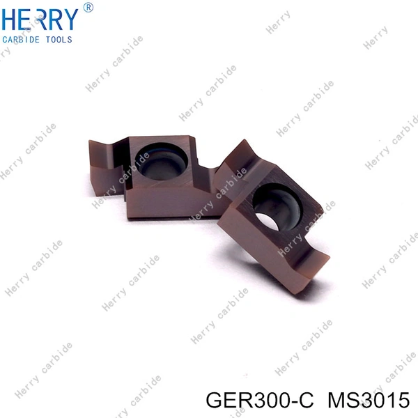 Torno cnc con herramientas de ranurado ger300-c para acero